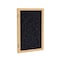 Ghent Enclosed Bulletin Board, 1 Door, Rcycl, Oak Frame, 3 ft H x 2 ft W, Confetti PW13624TR-CF - alternate 1
